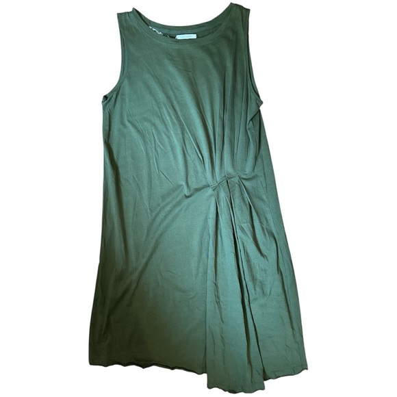 Stitchdrop Army Uniform Green Cotton Midi Dress | Size M - Picture 7 of 11